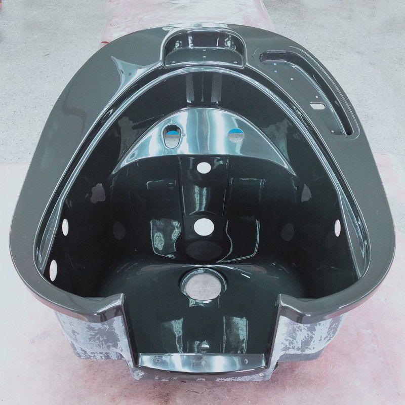 黑白色玻璃钢洗发机外壳