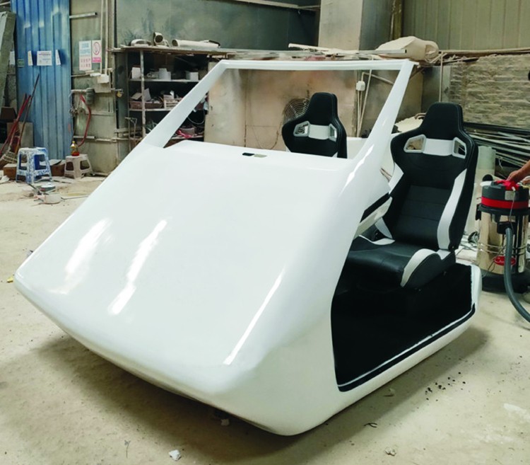 模拟驾驶舱玻璃钢外壳