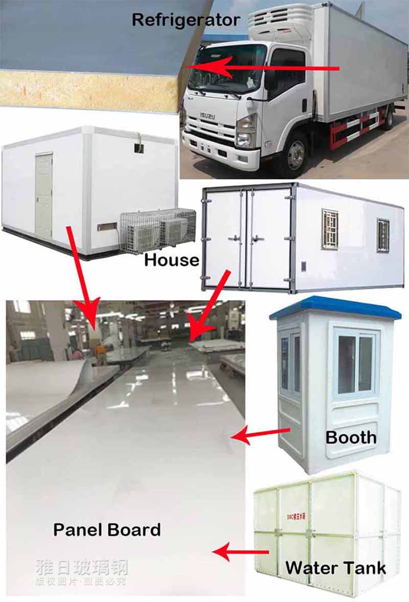 frp平板产品应用图 frp平板产品应用图